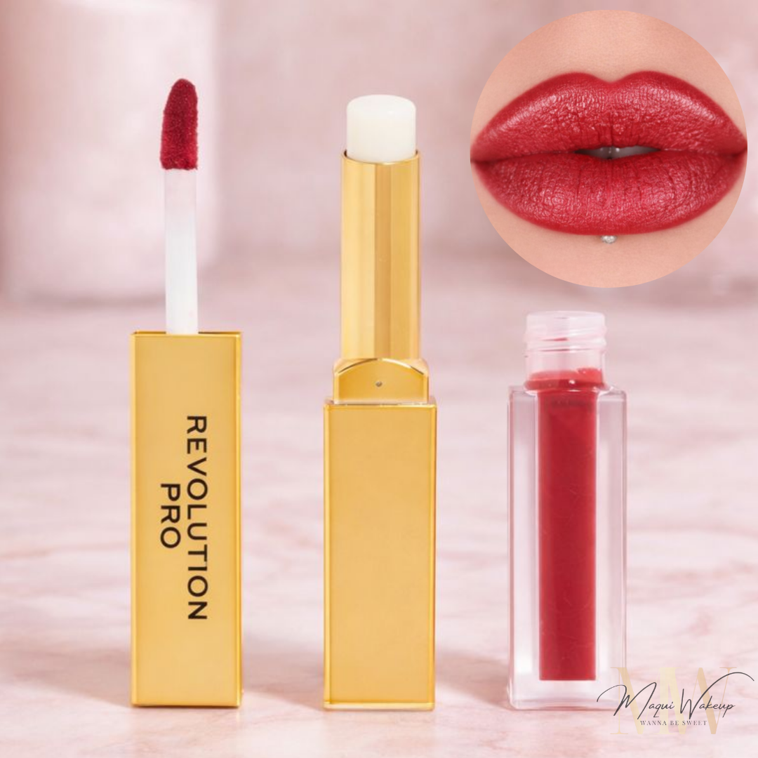 Revolution Pro - Batom Líquido + Bálsamo Duo Supreme Stay 24HR - Stiletto 1
