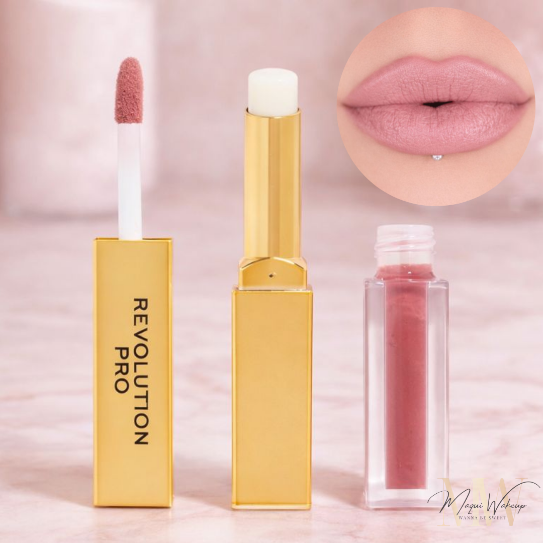 Revolution Pro – Batom Líquido + Bálsamo Duo Supreme Stay 24HR - Velvet 1