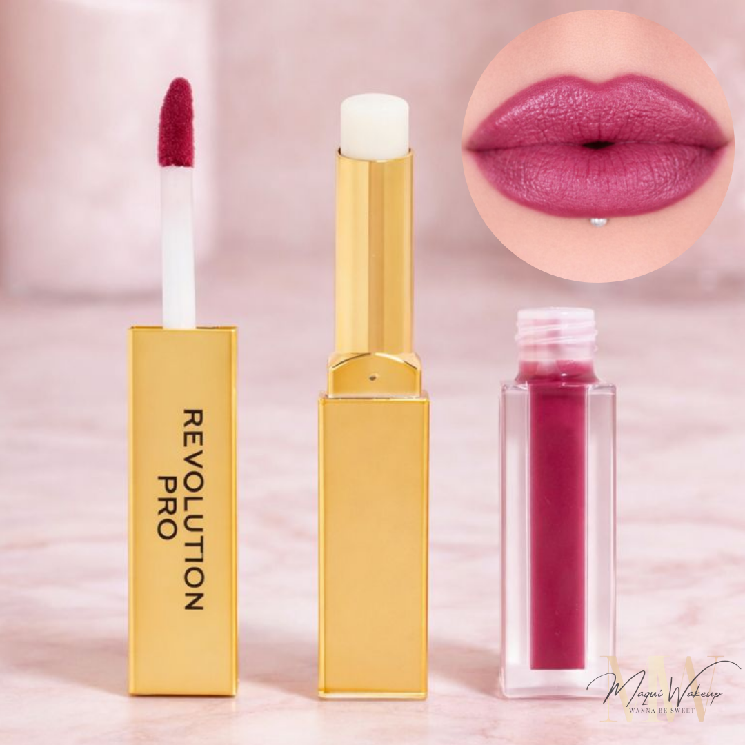 Revolution Pro – Batom Líquido + Bálsamo Duo Supreme Stay 24HR - Thirst 1