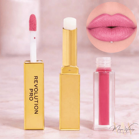 Revolution Pro – Batom Líquido + Bálsamo Duo Supreme Stay 24HR - Struck
