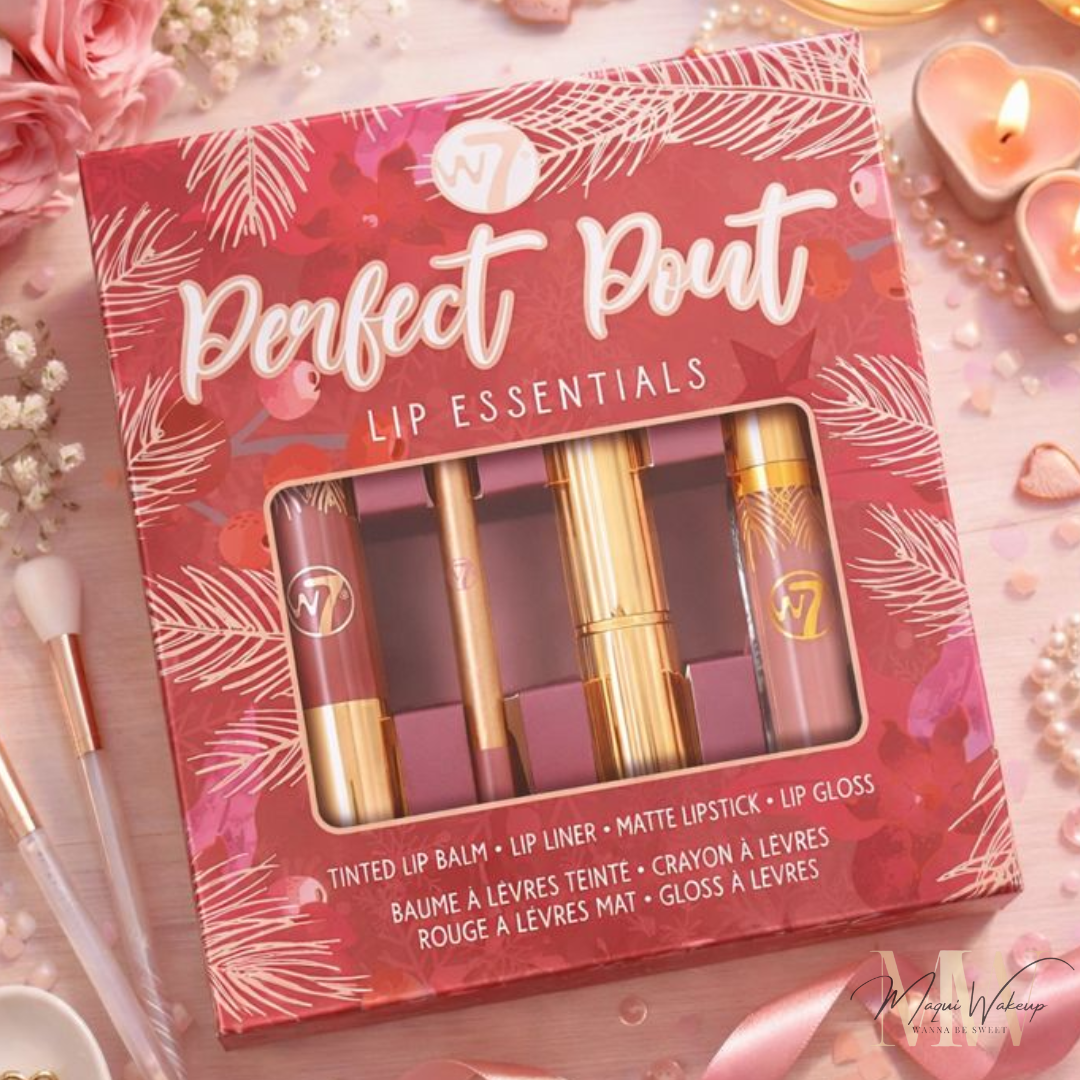 W7 – Conjunto labial Perfect Pout Lip Essentials 1