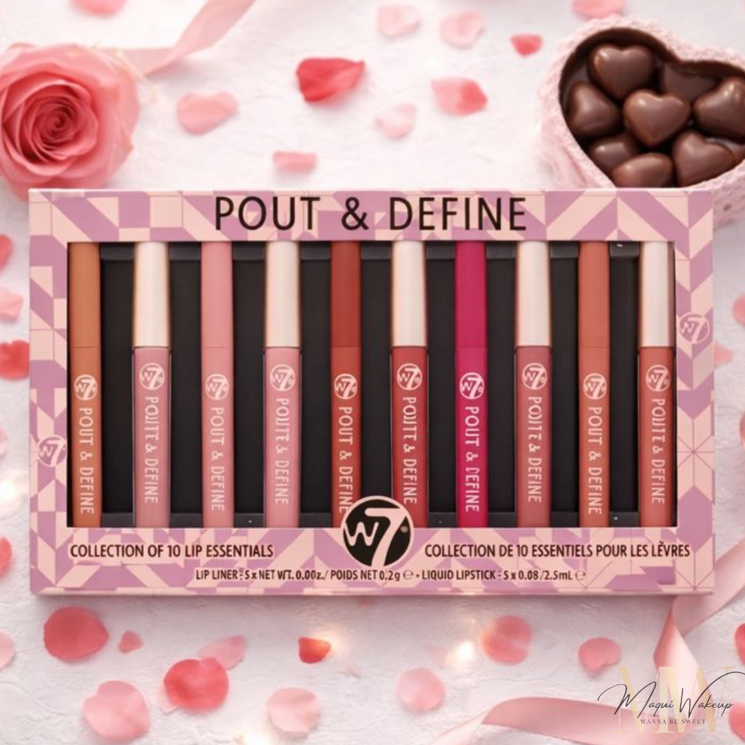 W7 - Conjunto labial Pout & Define 1