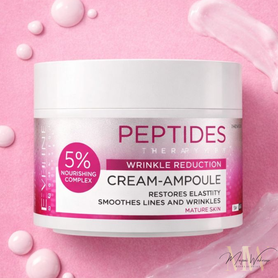 Eveline Cosmetics - Creme Anti-Rugas com Péptidos (Peptides Therapy Cream-Ampoule) 1