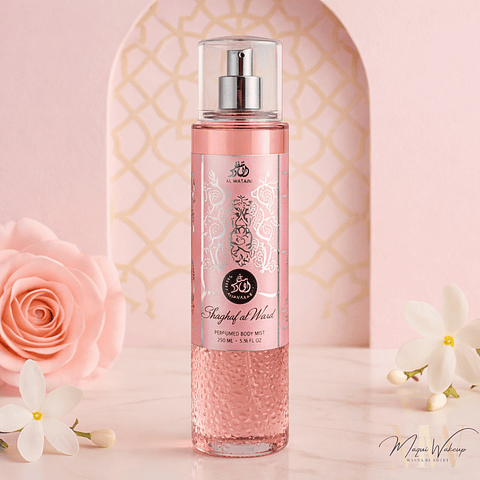 Al Wataniah - Body Mist Shagaf Al Ward (feminino) 250ml