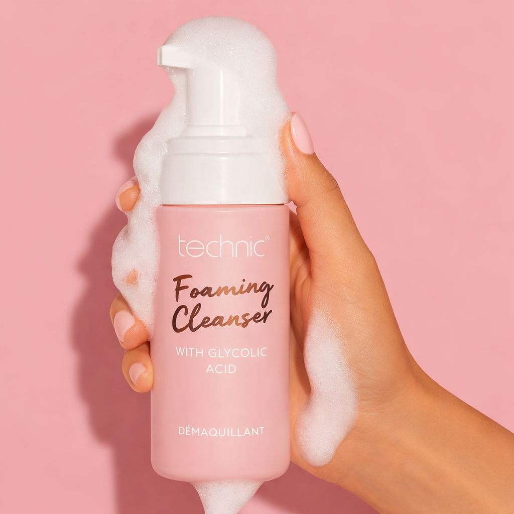 Technic - Espuma de limpeza facial Cleansing Foam com Ácido Glicólico 1
