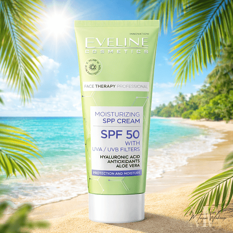 Eveline Cosmetics – Creme Hidratante Facial FPS 50 – Face Therapy