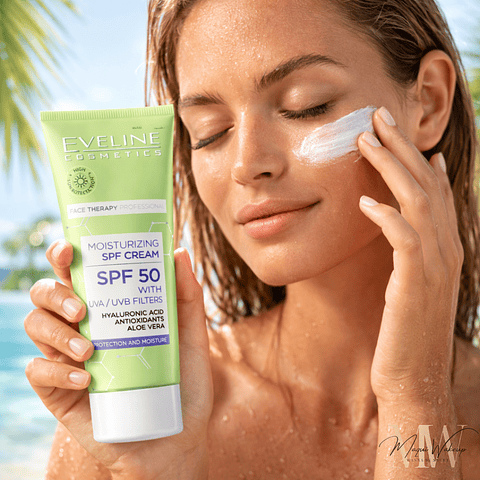 Eveline Cosmetics – Creme Hidratante Facial FPS 50 – Face Therapy