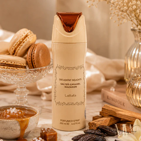 Lattafa - Spray Perfumado Salted Caramel Macaron 200ml