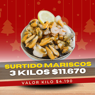 Surtido Mariscos 3 Kilos