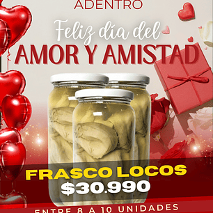 Locos en Conserva – Frasco (8 a 10 unidades)