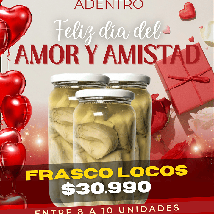 Locos en Conserva – Frasco (8 a 10 unidades) 1