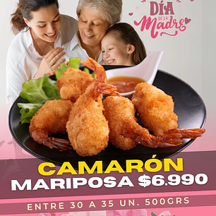 Camarón Mariposa 500 g