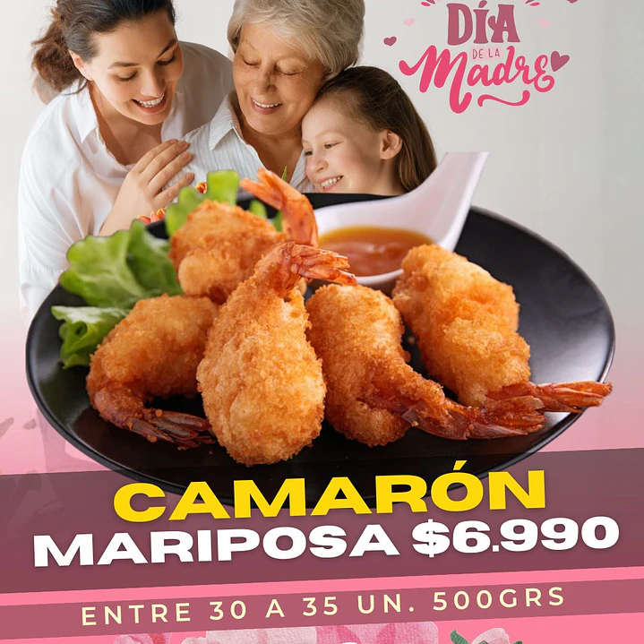 Camarón Mariposa 500 g 1