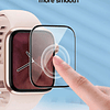 Lámina Mica Curva 3d Cobertura Completa Para Apple Watch
