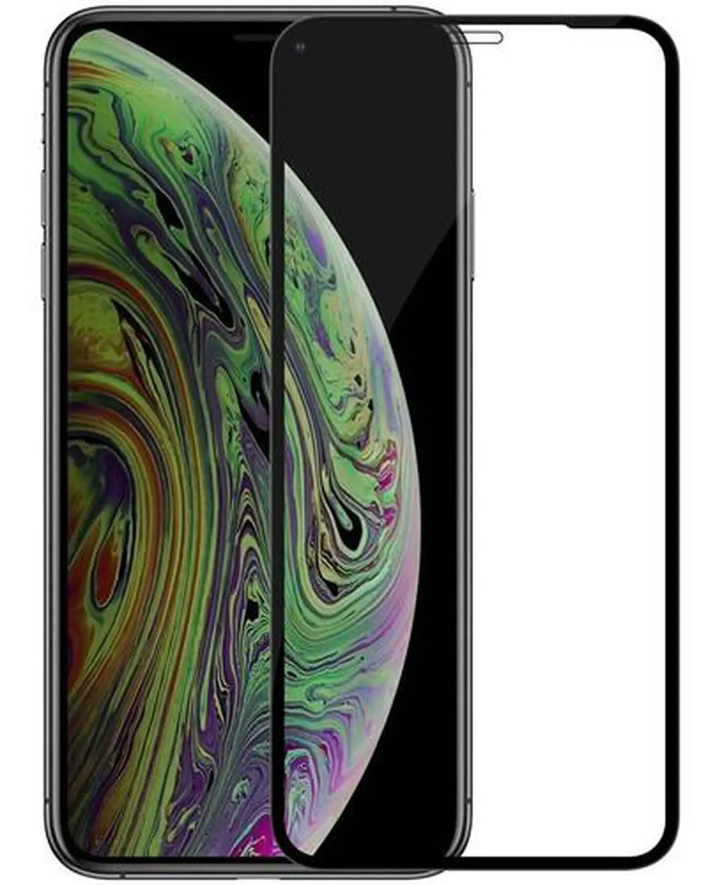 iPhone X/XS Lámina De Vidrio Templado Completa 2