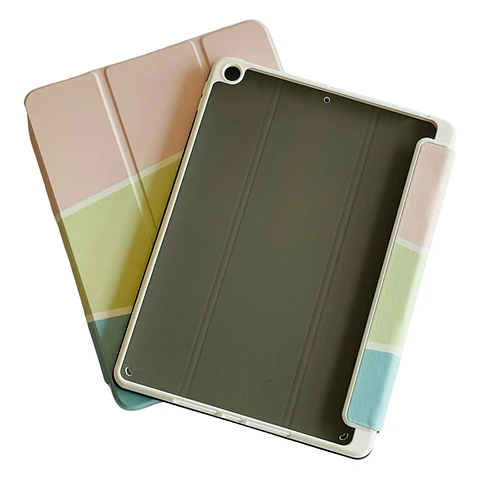 Funda Clear iPad 7ma/8va/9na Generación 10.2" Colores Con Ranura