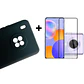 Carcasa Para Huawei Y9A Silicona Color + Mica   - Miniatura 3
