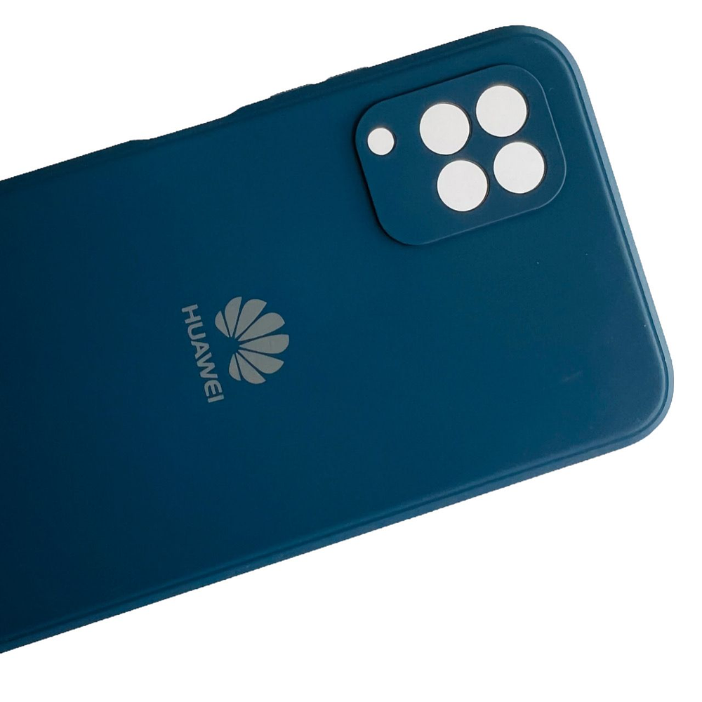 Carcasa Para Huawei P40 Lite Silicona De Color Con Protección De Cámara 