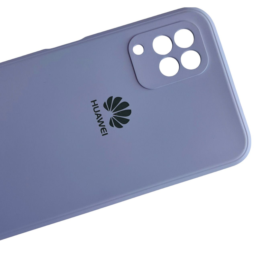 Carcasa Para Huawei P40 Lite Silicona De Color Con Protección De Cámara 