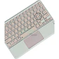 Funda + Teclado y Touchpad (mouse) Rosado iPad Air 4ta - 5ta Gen 10.9