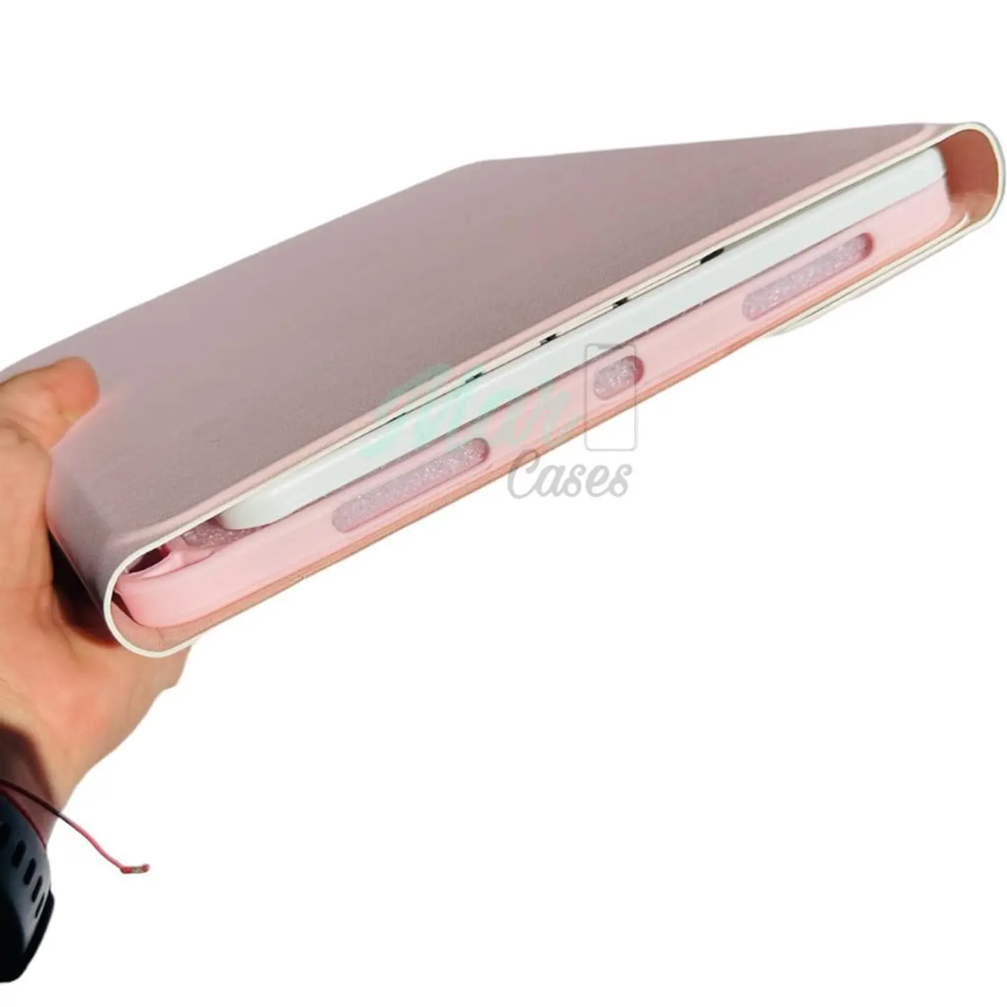 Funda + Teclado y Touchpad (mouse) Rosado iPad Air 4ta - 5ta Gen 10.9