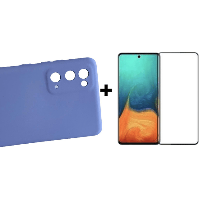 Carcasa Para Samsung S20 Fe Silicona Color + Mica Lámina