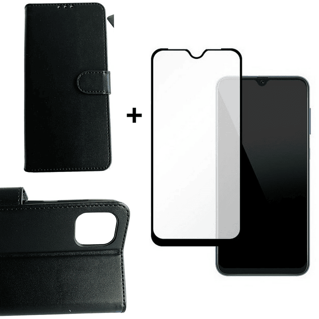 Carcasa Para Samsung A04 Normal Flip Cover Agenda + Mica Lámina