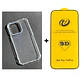 Carcasa Para iPhone 14 Pro Max Transparente Reforzada + Mica - Miniatura 1