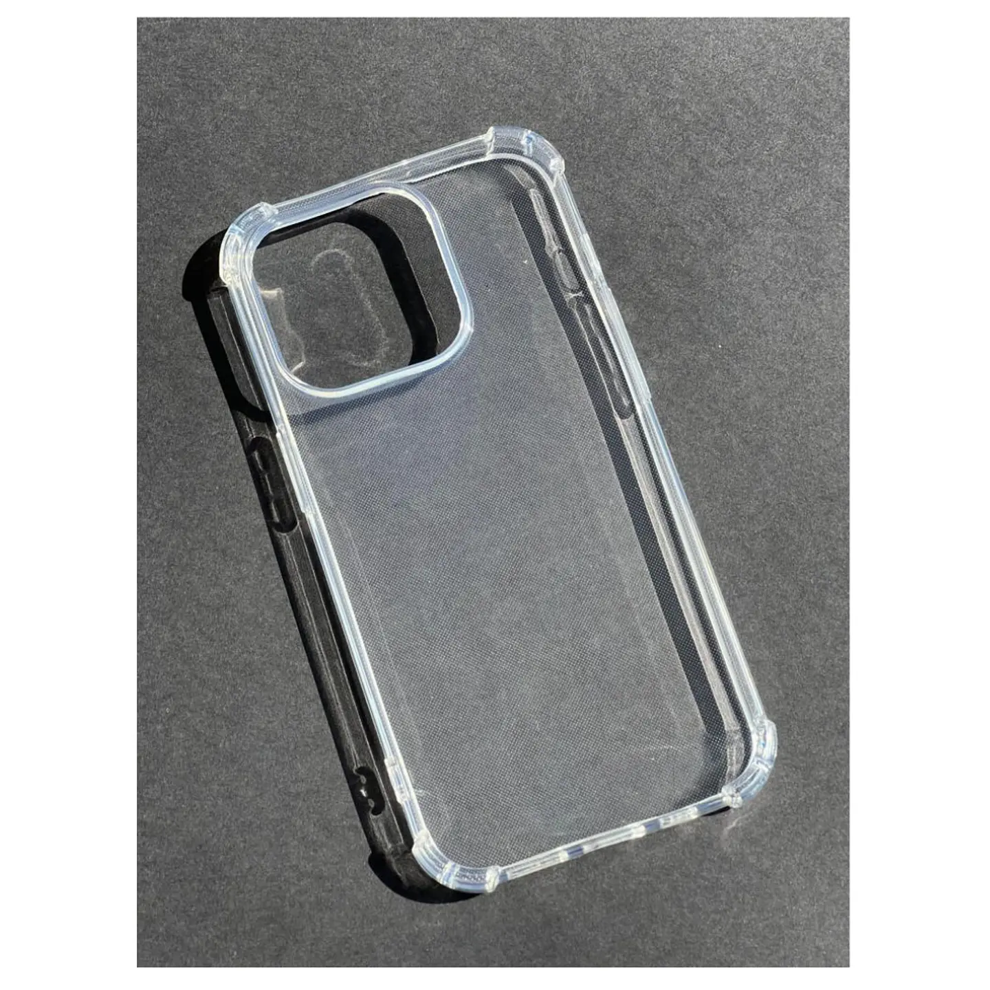 Carcasa Para iPhone 14 Pro Max Transparente Reforzada + Mica 2