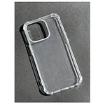 Carcasa Para iPhone 14 Pro Max Transparente Reforzada + Mica