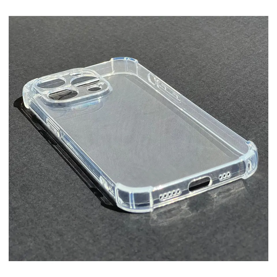 Carcasa Para iPhone 14 Pro Max Transparente Reforzada Anti Golpes 3