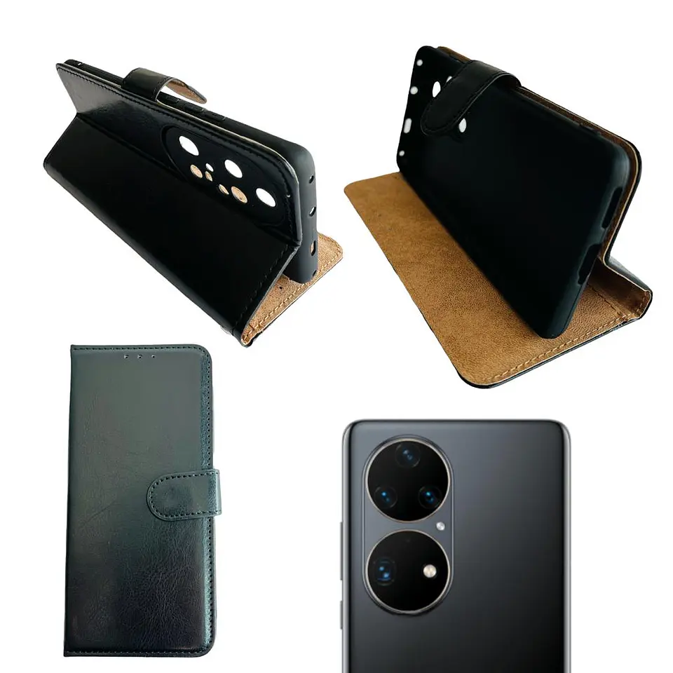 Carcasa Para Huawei P50 Pro Flip Cover Agenda 1