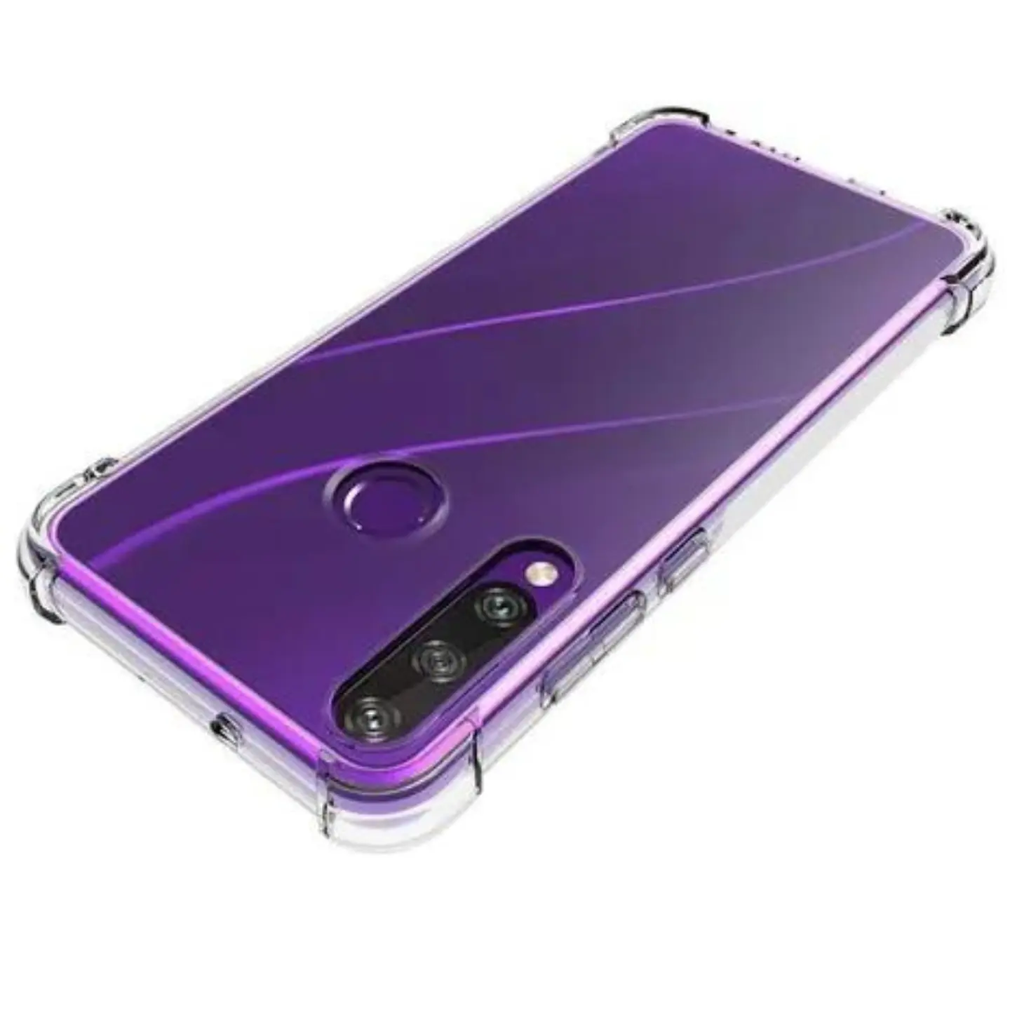 Carcasa Para Huawei Y6P Transparente Reforzada 1