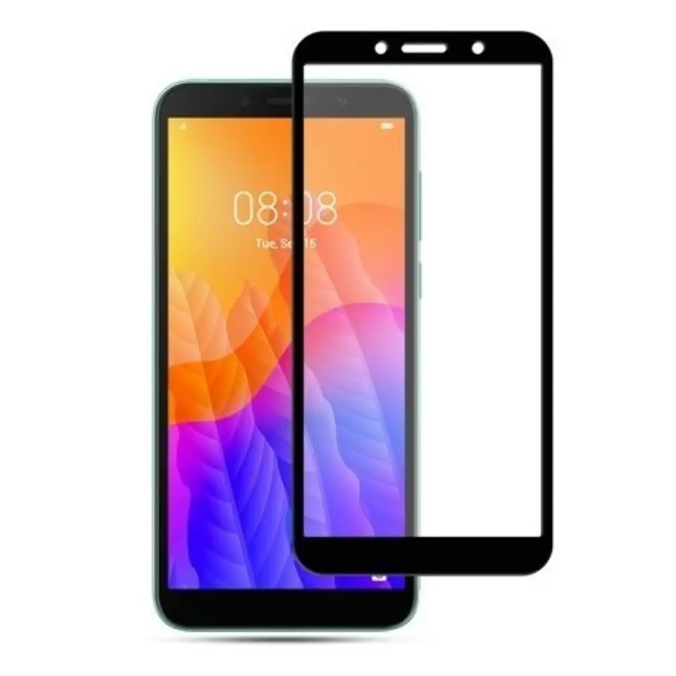 Carcasa Para Huawei Y5P Transparente Reforzada + Mica Lámina 3