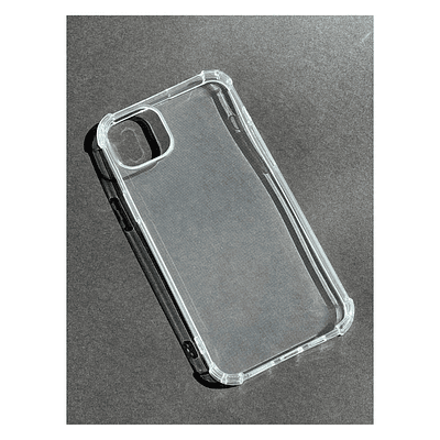 Carcasa Para iPhone 14 Plus Transparente Reforzada + Mica Lámina