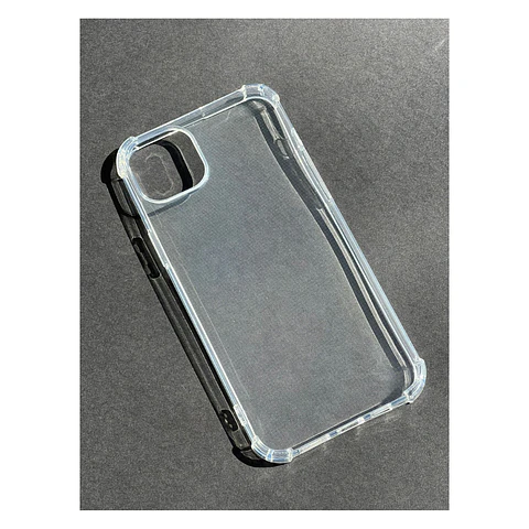 Carcasa Para iPhone 14 Plus Transparente Reforzada + Mica Lámina