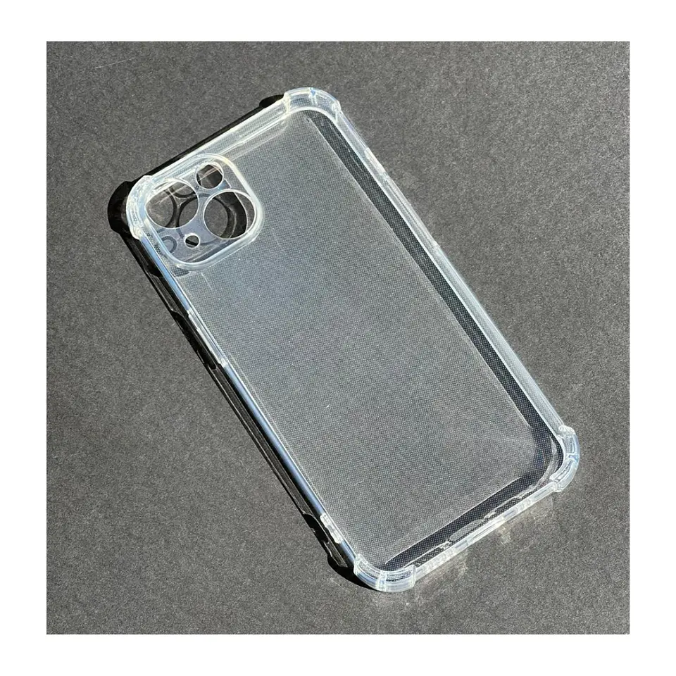 Carcasa Para iPhone 14 Normal Transparente Reforzada Anti Golpes 1