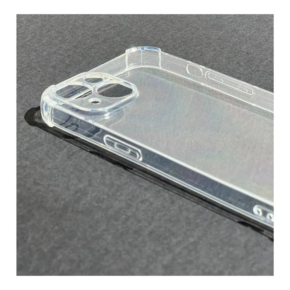 Carcasa Para iPhone 14 Normal Transparente Reforzada Anti Golpes 2