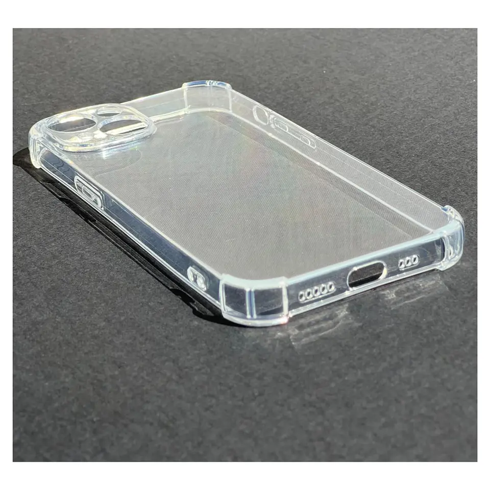 Carcasa Para iPhone 14 Normal Transparente Reforzada Anti Golpes 3