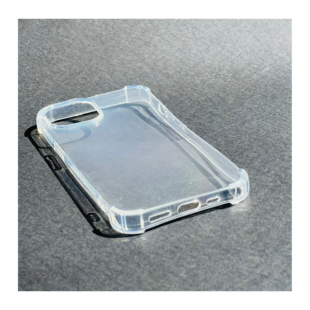 Carcasa Para iPhone 14 Normal Transparente Reforzada