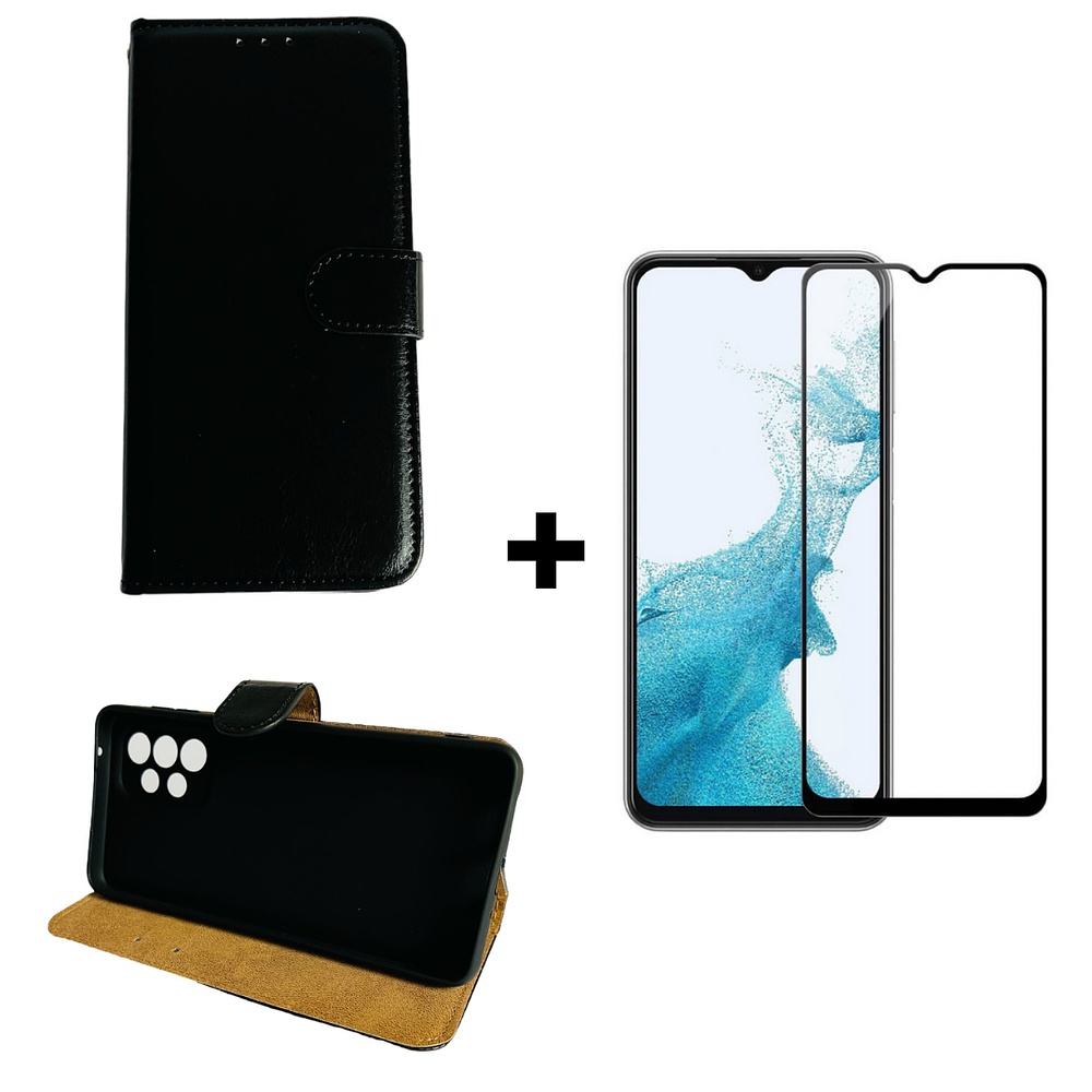 Carcasa Para Samsung A33 5g Flip Cover Agenda + Mica Lámina