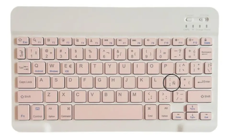 Funda + Teclado Rosado iPad 10ma Generación 10.9