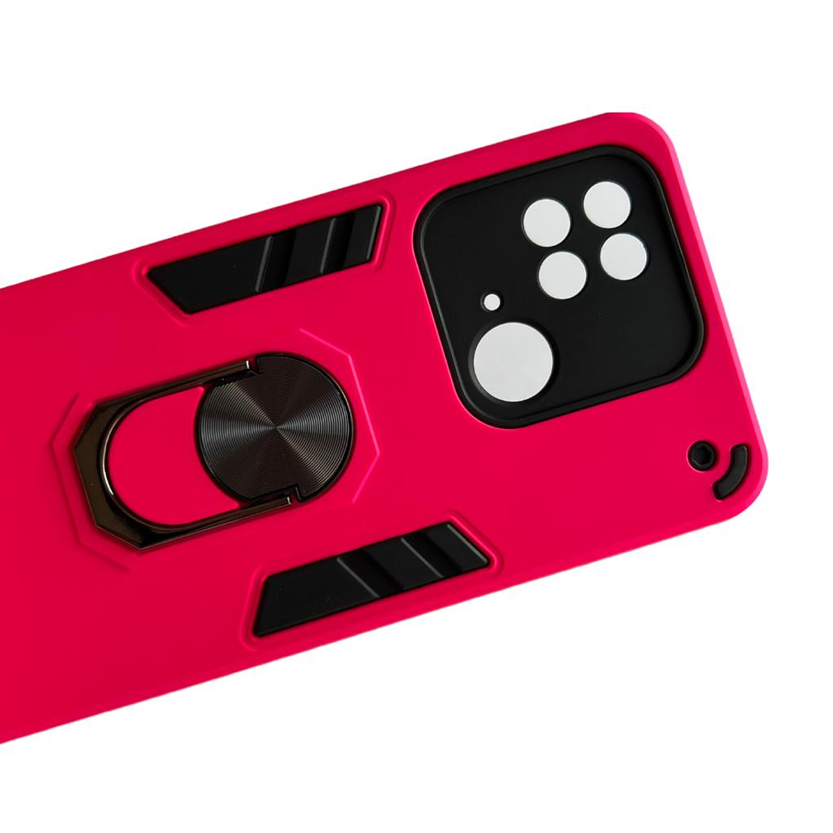 Funda para Xiaomi Redmi 10C con Cristal Templado Color Rojo