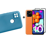 Carcasa Para Xiaomi Redmi 10a Silicona Color + Mica