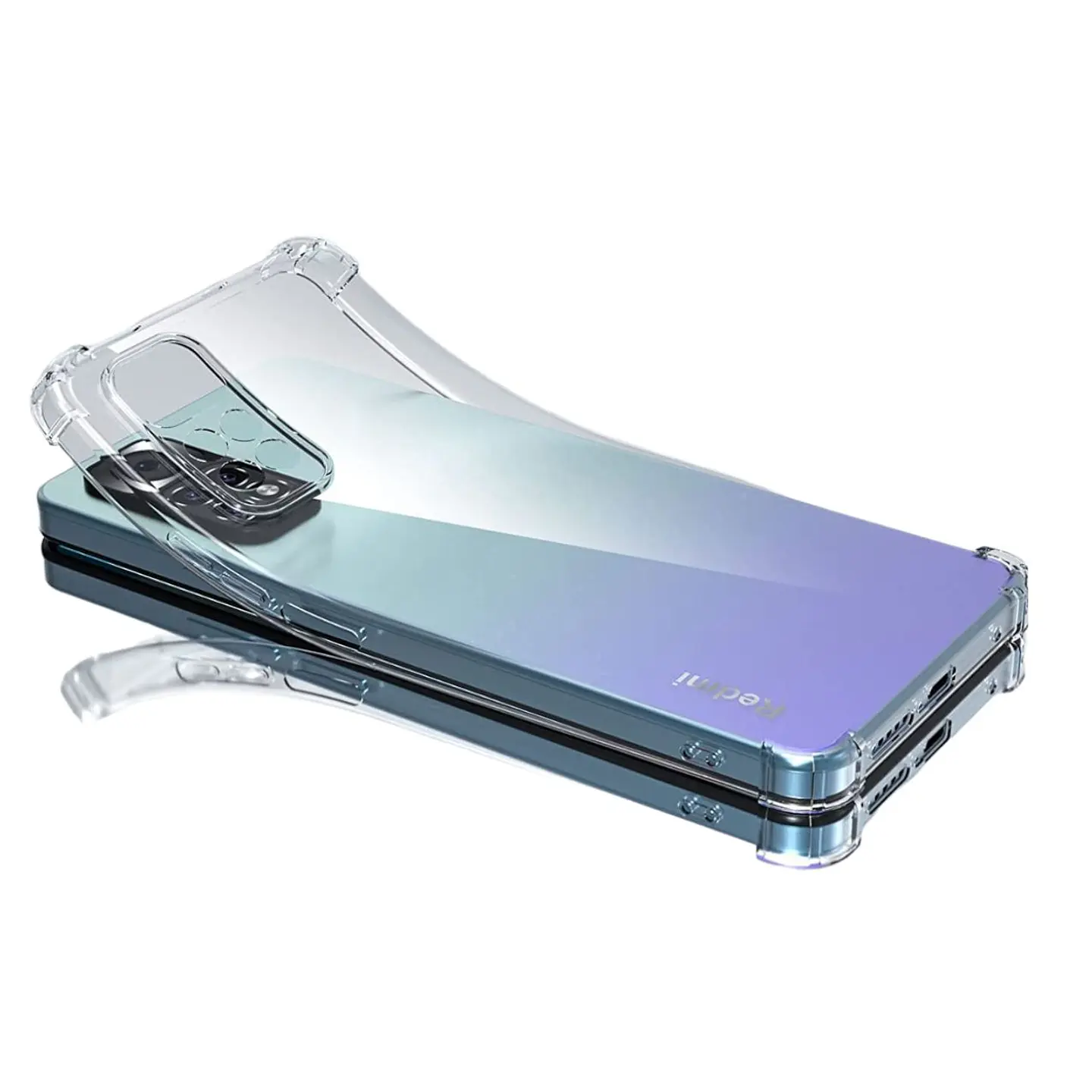 Carcasa Para Xiaomi Redmi Note 11s 5g/ Poco M4 Pro 5g Transparente Reforzada 3