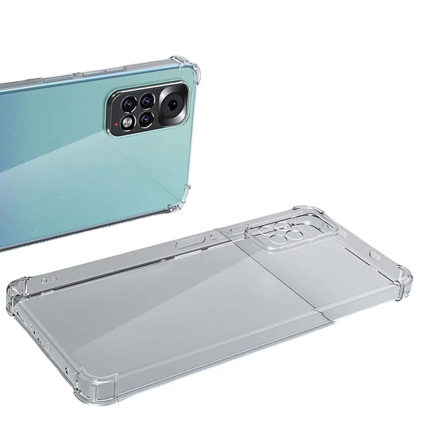 Carcasa Para Xiaomi Redmi Note 11s 5g/ Poco M4 Pro 5g Transparente Reforzada 4