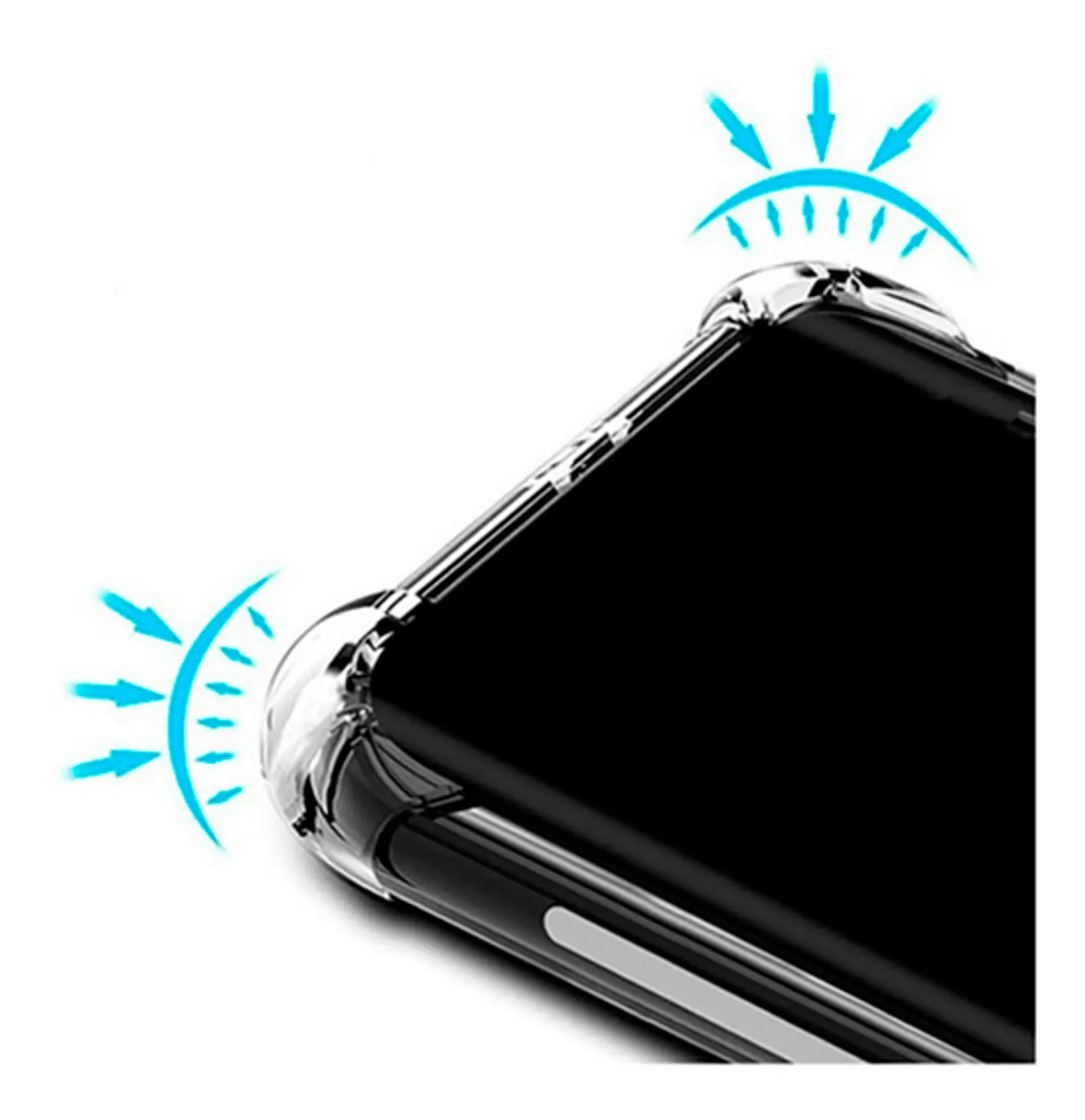Carcasa Para Honor X6 Transparente Reforzada 5