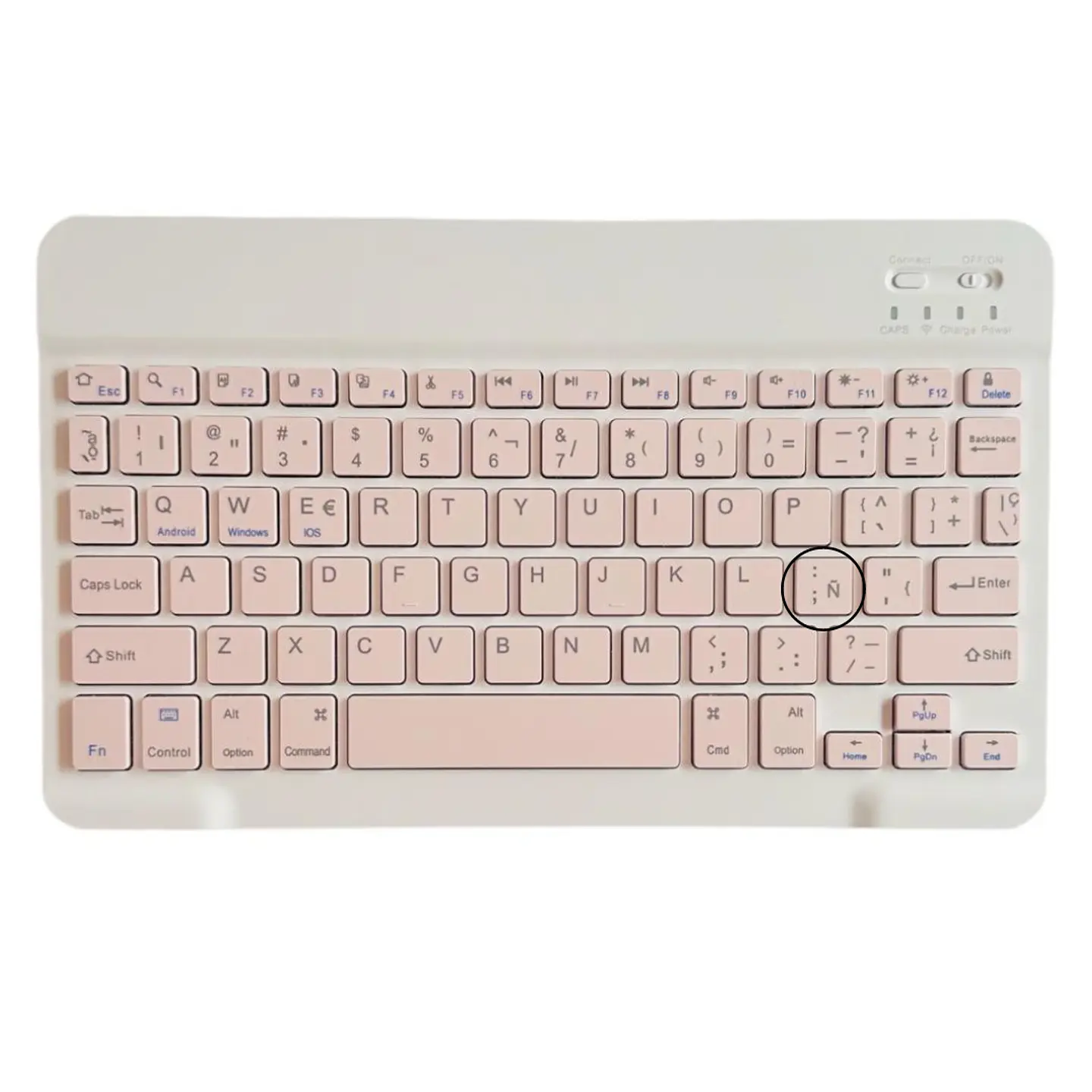 Funda + Teclado Rosado iPad Air 4ta - 5ta Gen 10.9