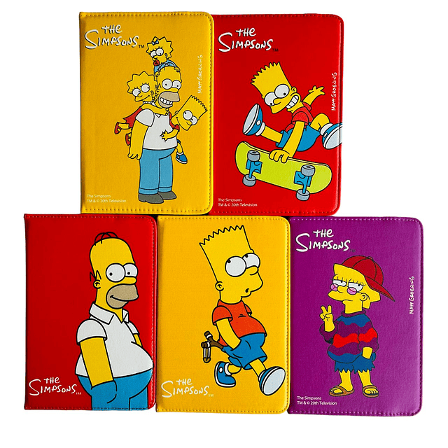 Carcasa The Simpsons Para Tablet 7" 8" Pulgadas Universal
