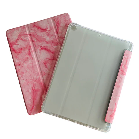 Funda iPad 7ma/8va/9na Generación 10.2" Estilo Mármol Con Ranura